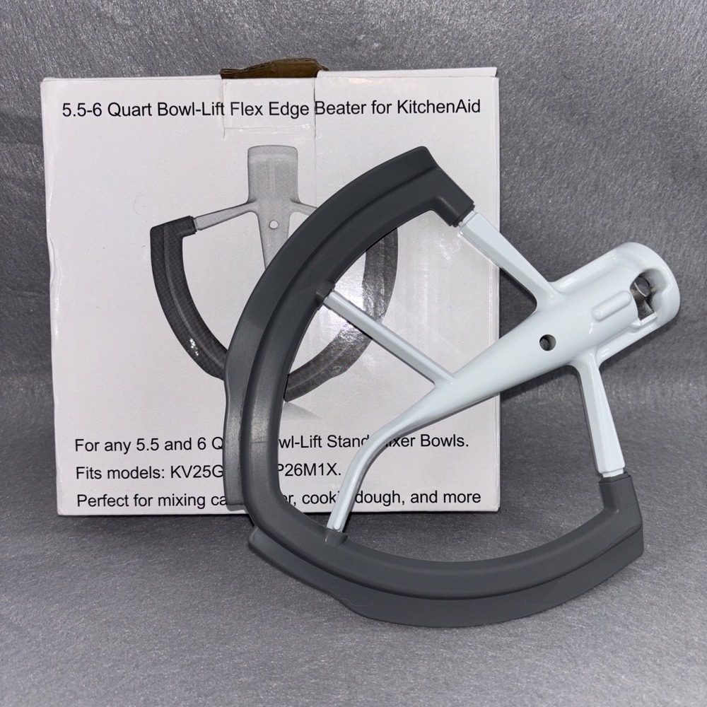 Kitoart Flex Edge Beater For KitchenAid 5.5-6 Quart Lift Stand Mixer New In Box